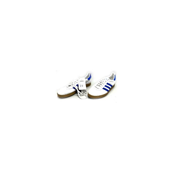 New Rare & Unique Adidas Originals Gazelle White & Blue Sneakers Athletic Shoes main image 8